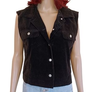 Talbots Velvet Vest